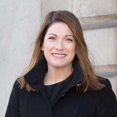 woman smiling