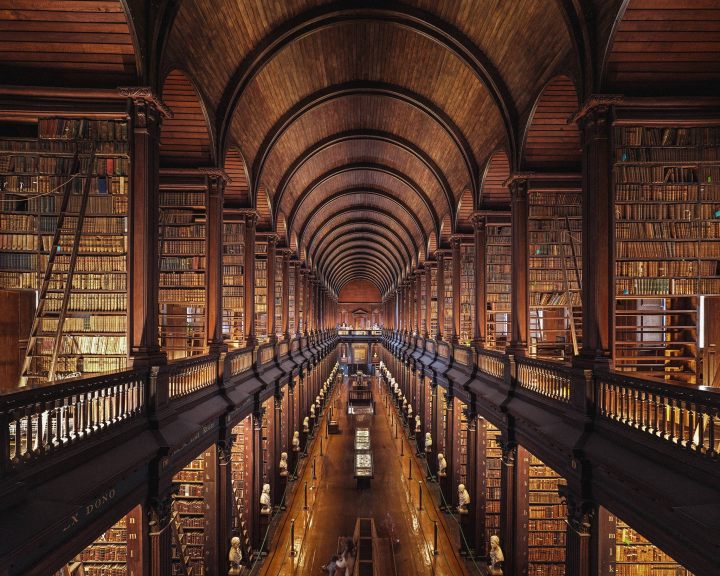 Image of the Long Room in Trinity College