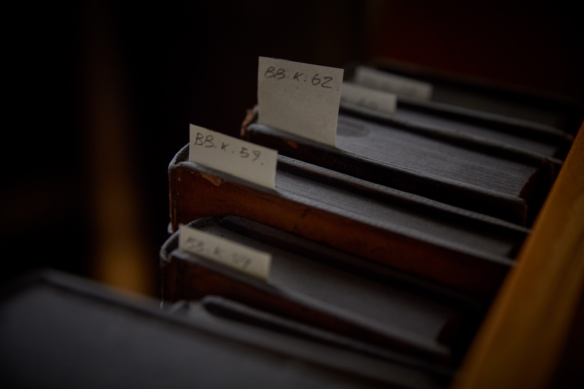 Dusty books in the Old Library