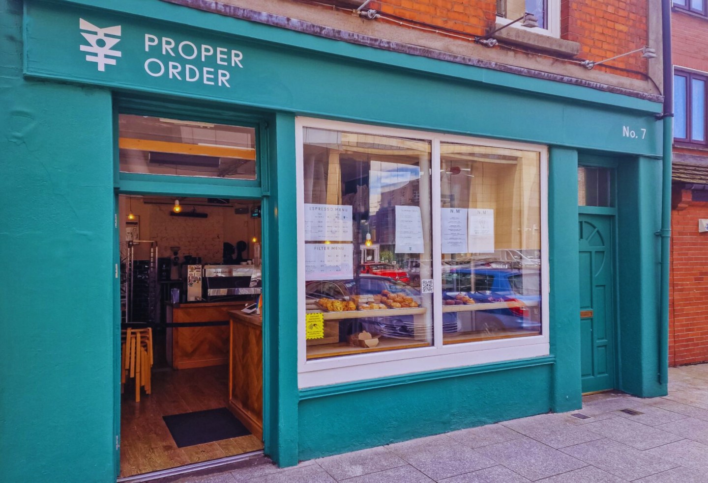 The front of cafe Proper Order