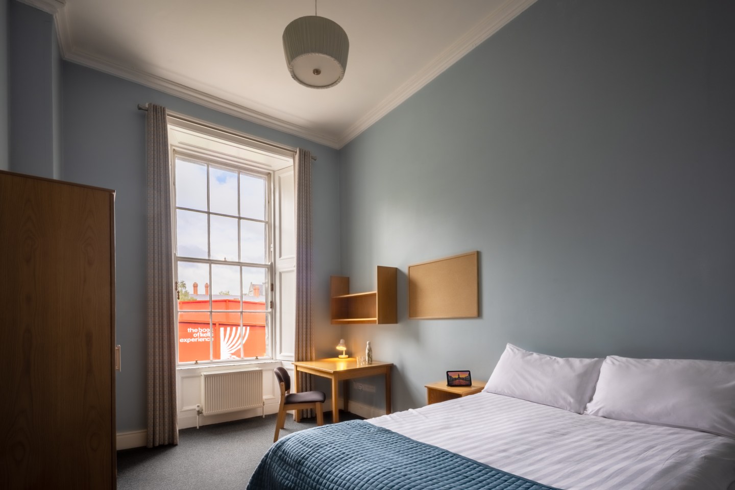 Interior of on-campus accommodation of Trinity College