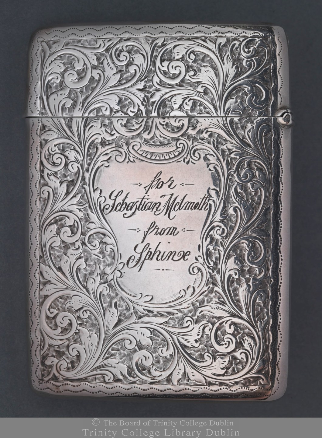 Silver card case