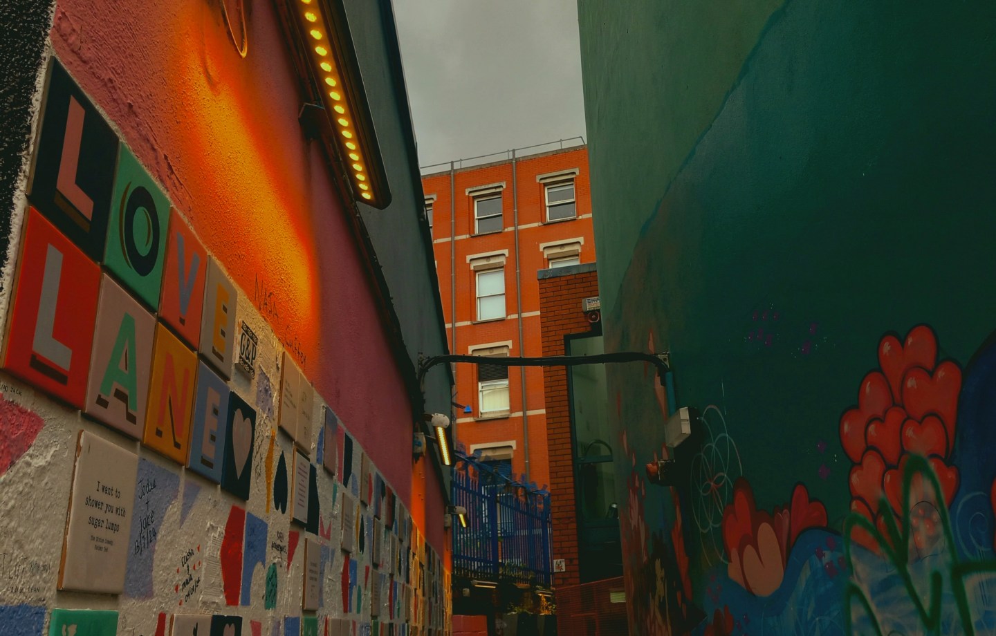 Street art along Love Lane, Dublin
