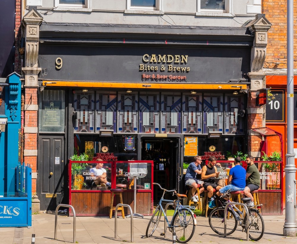 Camden Bites & Brews, Bar & Beer Garden, on Camden Street in Dublin